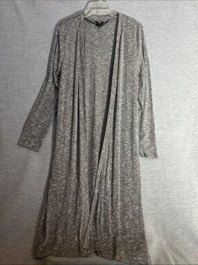 MASSIMO Minimalist Lagan Look Maxi Length Layering Piece Open Front Cardigan